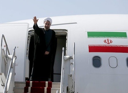 رئیس جمهوری عسلویه را به مقصد تهران ترک کرد