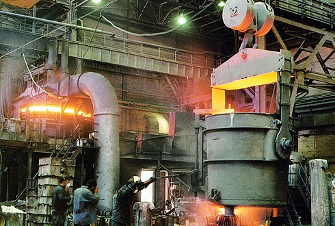 ثبت سومین رکورد تولید در مگا مدول های شهید خرازی فولاد مبارکه تولید۸۳۹۰ تن آهن اسفنجی