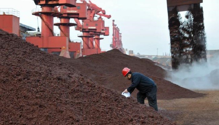 واردات سنگ آهن چین به حداکثر رسید