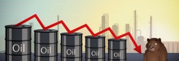 سقوط 35درصدی قیمت نفت در سال 2015