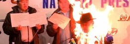 خودسوزی رئیس‌ یک اتحادیه مغولستان در اعتراض به واگذاری معادن به چین