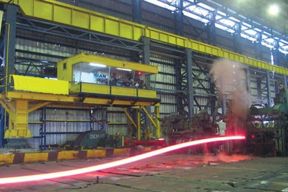 74 هزار تن آهن اسفنجی در کارخانه فولاد چهارمحال و بختیاری تولید شد