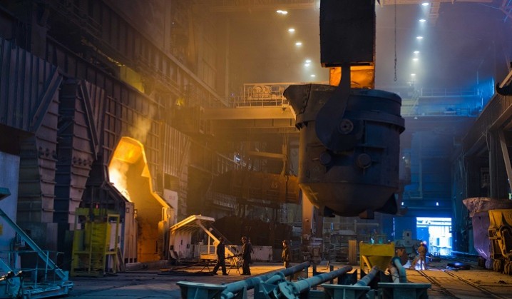 کاهش 1.1 درصدی تولید فولاد خام روسیه 